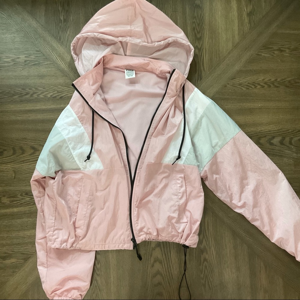 Victoria’s Secret Pink zip up windbreaker size xs